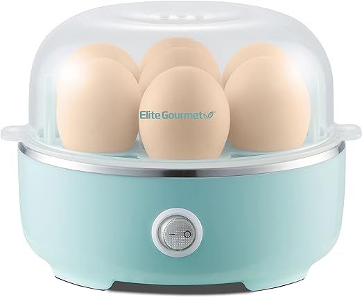 Elite Gourmet EGC115M Easy Egg Cooker Electric 7-Egg Capacity, Soft, Medium, Hard-Boiled Egg Cook... | Amazon (US)