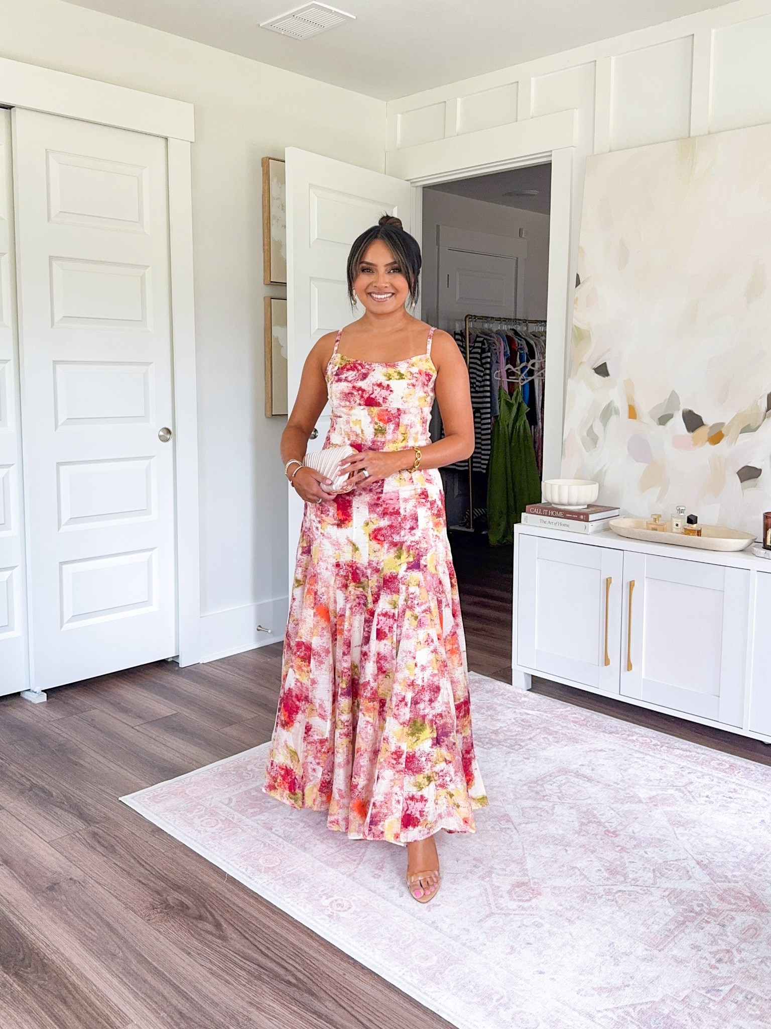 Ivory and Pink dress size xs TTS
Clear heels size 5 TTS



#LTKStyleTip #LTKPetite #LTKWedding