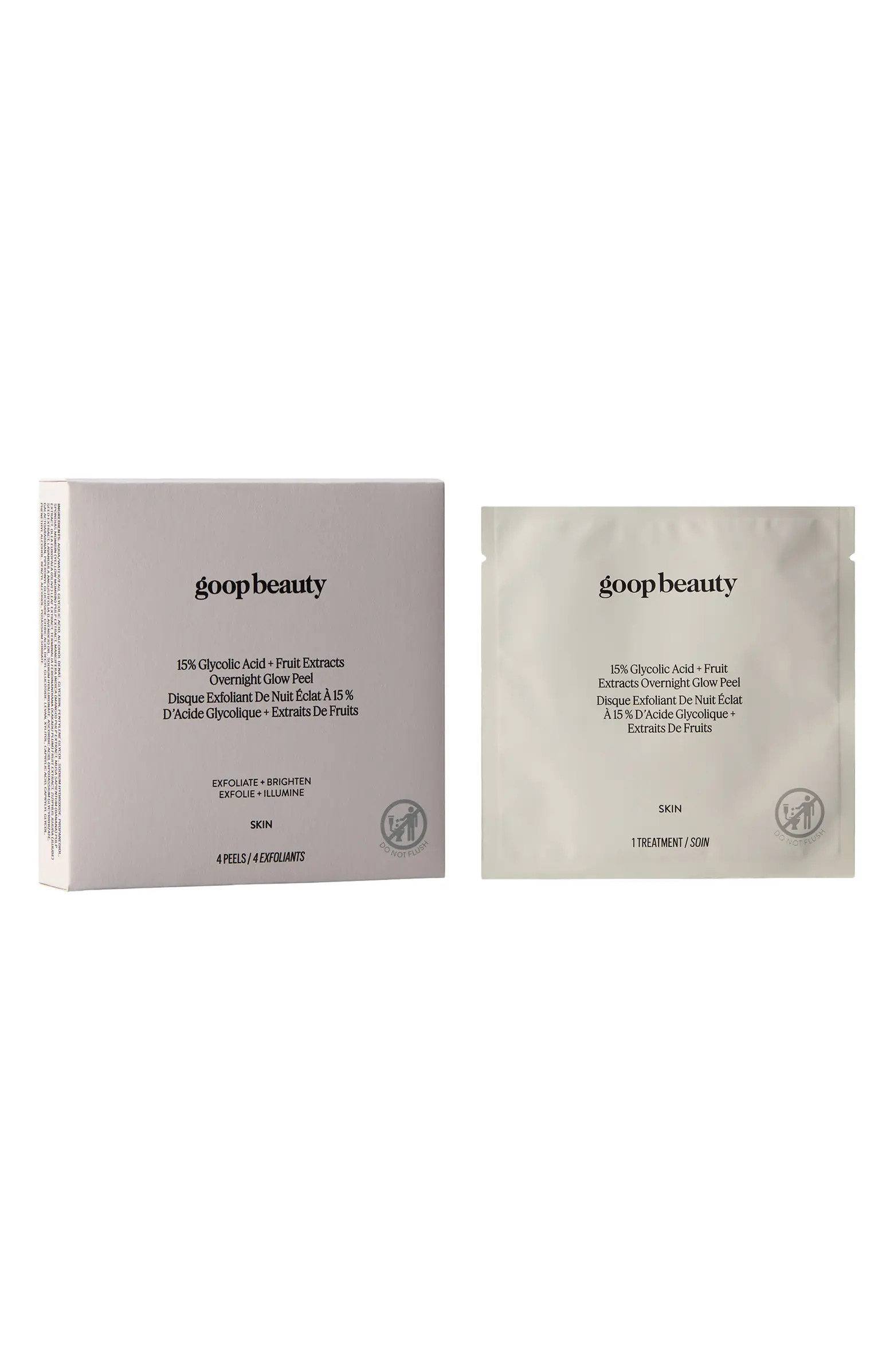 15% Glycolic Acid Overnight Glow Peel Pads - 4 Pack | Nordstrom