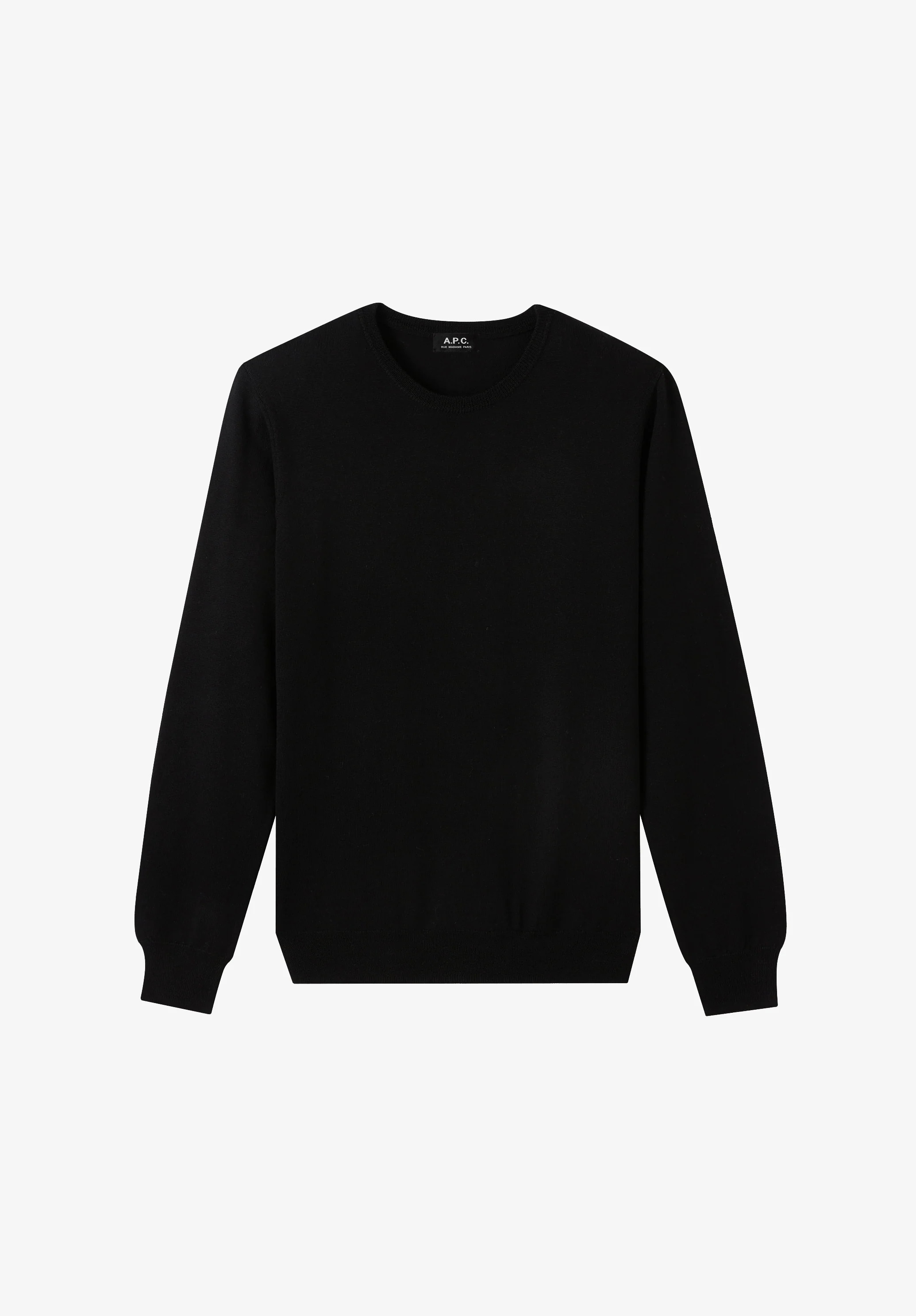 A. P.C. Men's King sweater Size: Small in Black | A.P.C. US