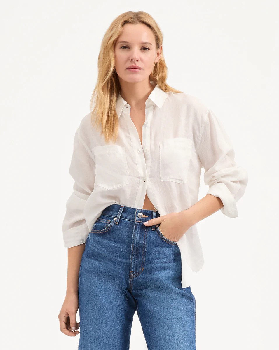 Gil Linen Shirt | Veronica Beard