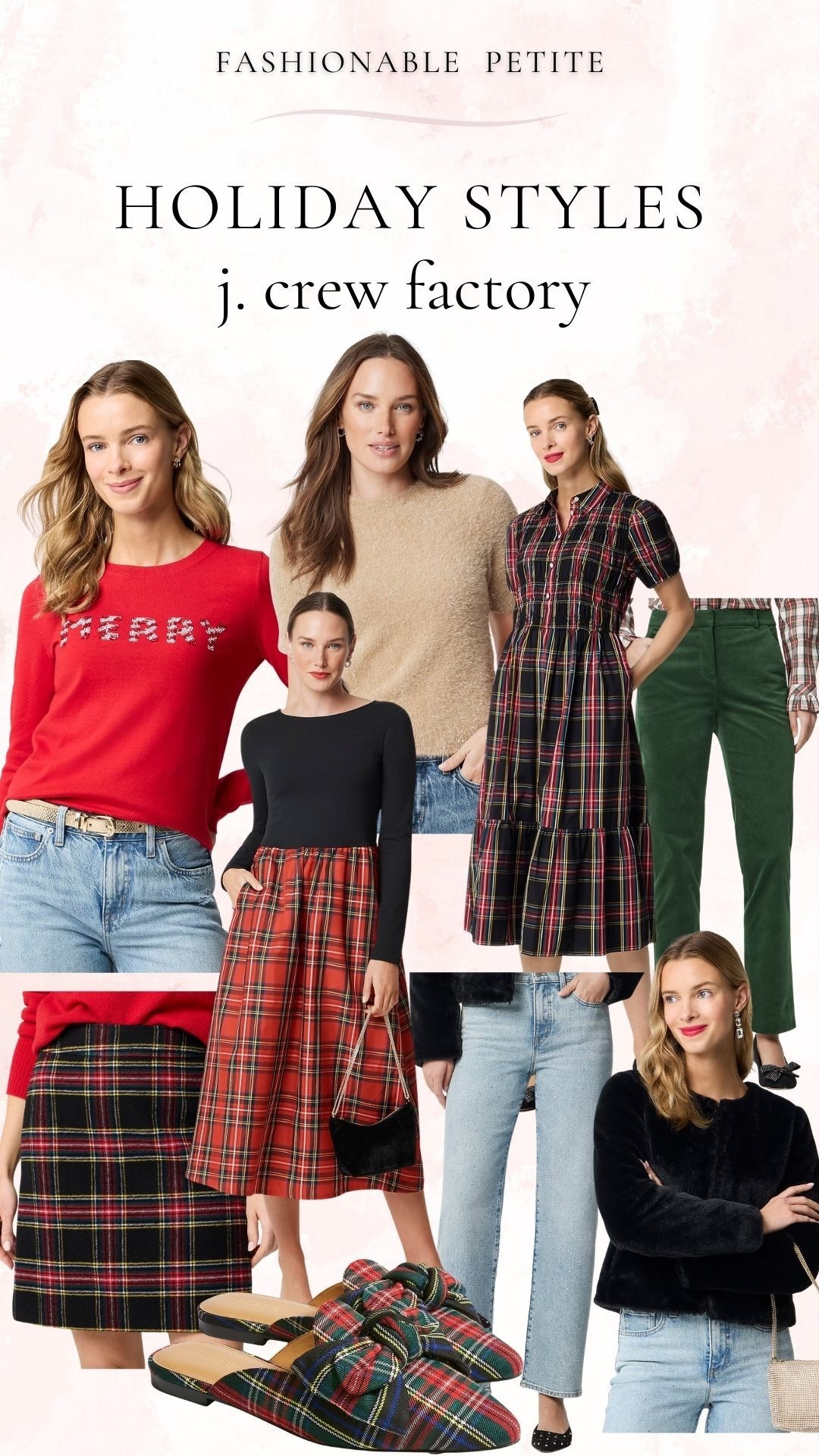 Holiday styles from j crew factory!

Holiday outfit, holiday fashion, tartan, festive outfit 

#LTKSaleAlert #LTKFindsUnder100 #LTKPetite