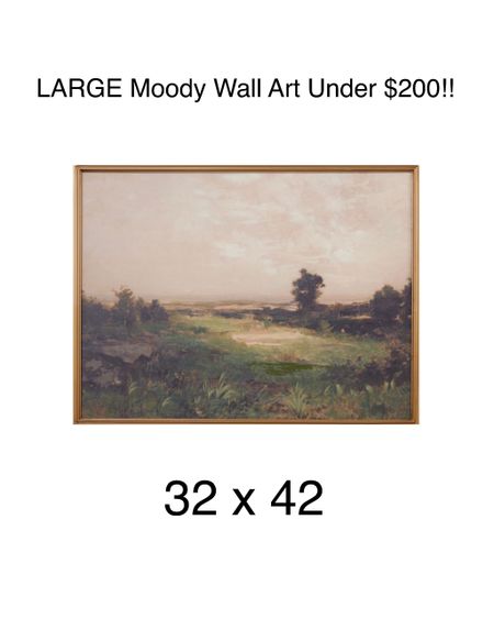 Large Moody Framed Wall Art
Wall Decor
Picture Frame
Landscape Wall Art
Vintage Wall Art


#LTKhome