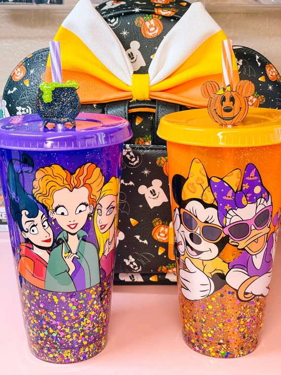 Halloween cold cups | spooky cold cup | glitter tumbler | Etsy (US)