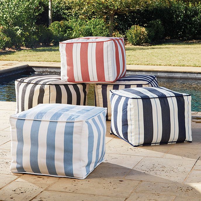 Outdoor Pouf | Ballard Designs, Inc.