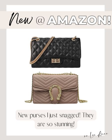 New Amazon purses I snagged! #founditonamazon

#LTKitbag #LTKsalealert #LTKHoliday