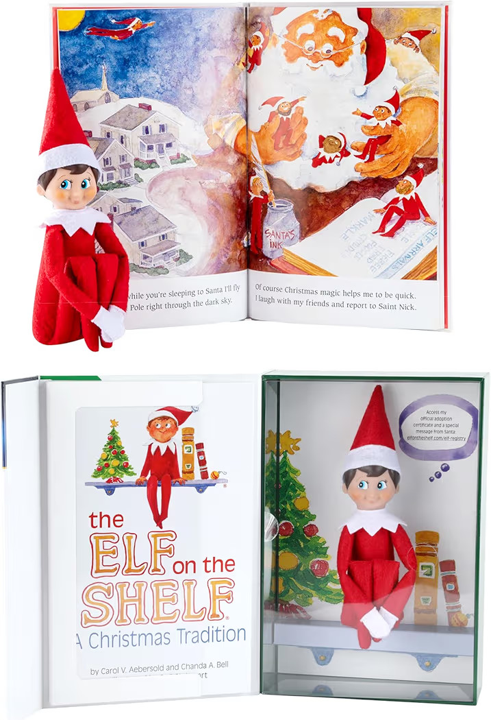 The Elf on the Shelf: A Christmas Tradition - Boy Scout Elf with Blue Eyes - Includes Artfully Il... | Amazon (US)