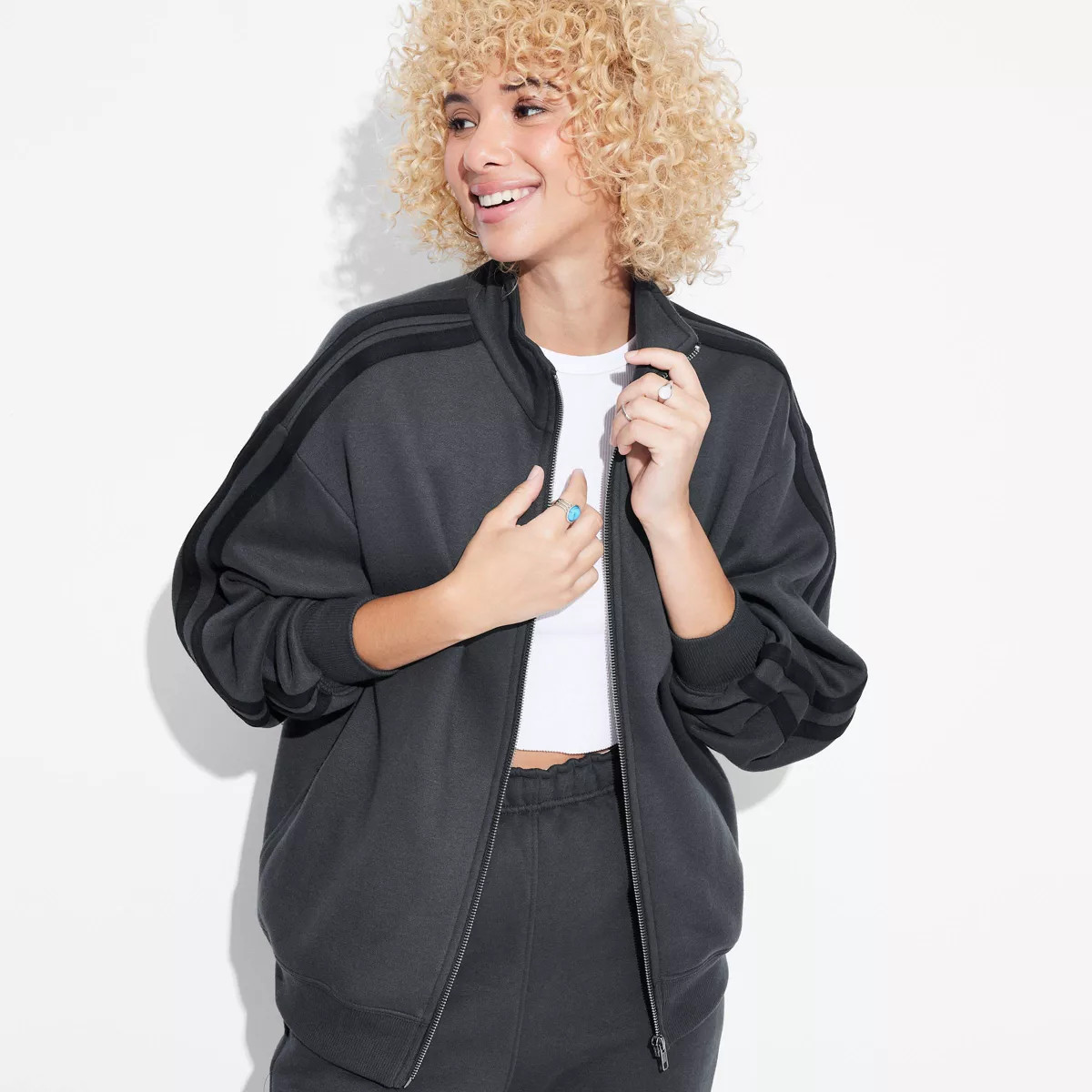 Women's Fleece Layer Zip-Up Sweatshirt - Wild Fable™ | Target