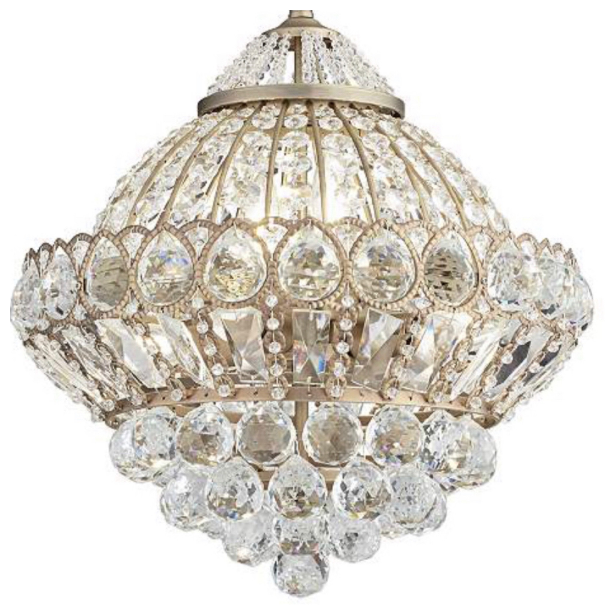 This is the Chandelier from my Dressing Room. I’ve received quite a few questions about it. It’s a dream. 
.
#crystalchandelier #crystalpendantlight #light #lighting 

#LTKhome