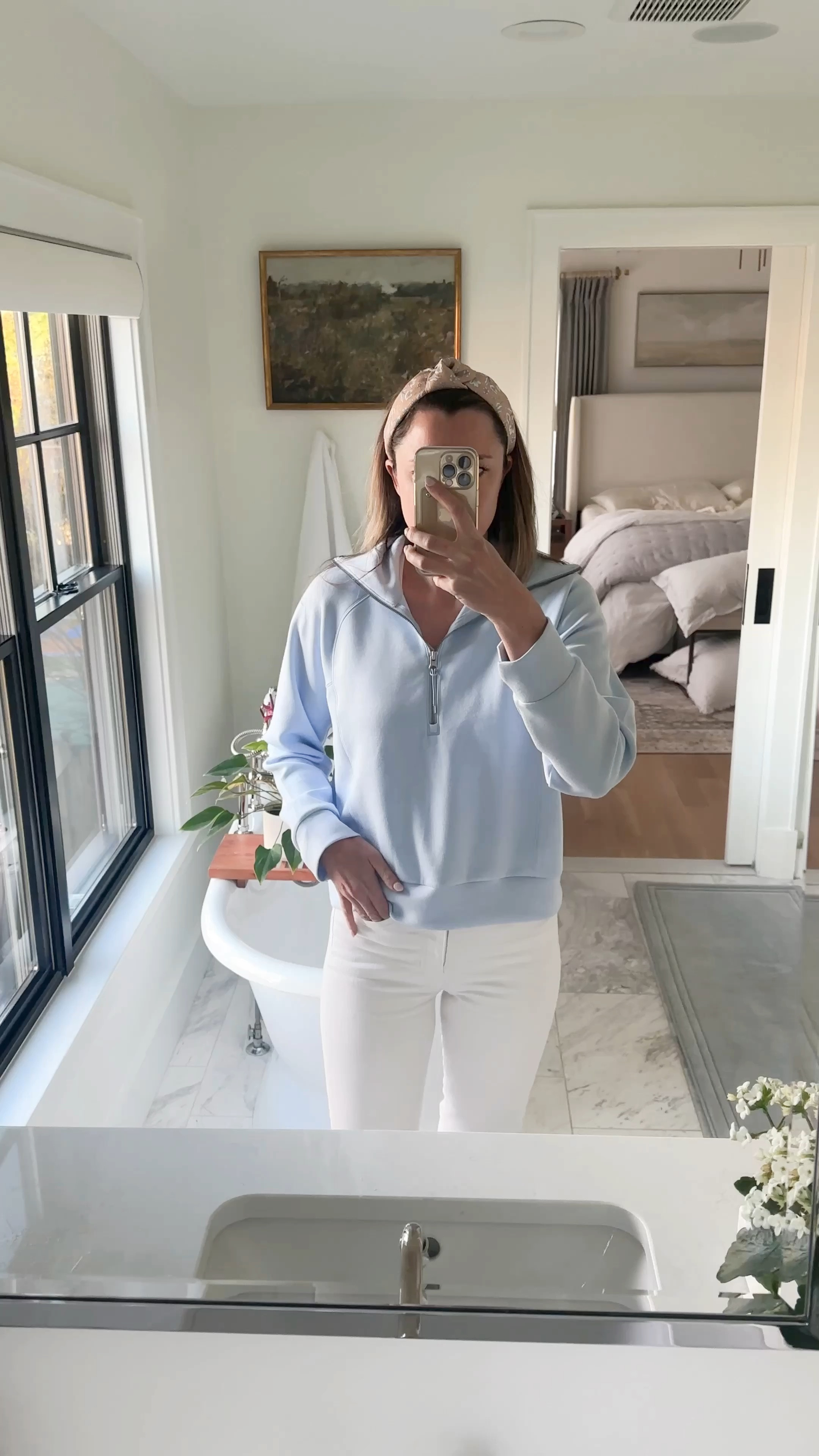 My alll time favorite sweatshirt! Dress it up or down and SO comfortable. Absolutely worth the splurge! TTS but I size upmslihjtly - wearing a medium 

#LTKover40 #LTKstyletip #LTKVideo