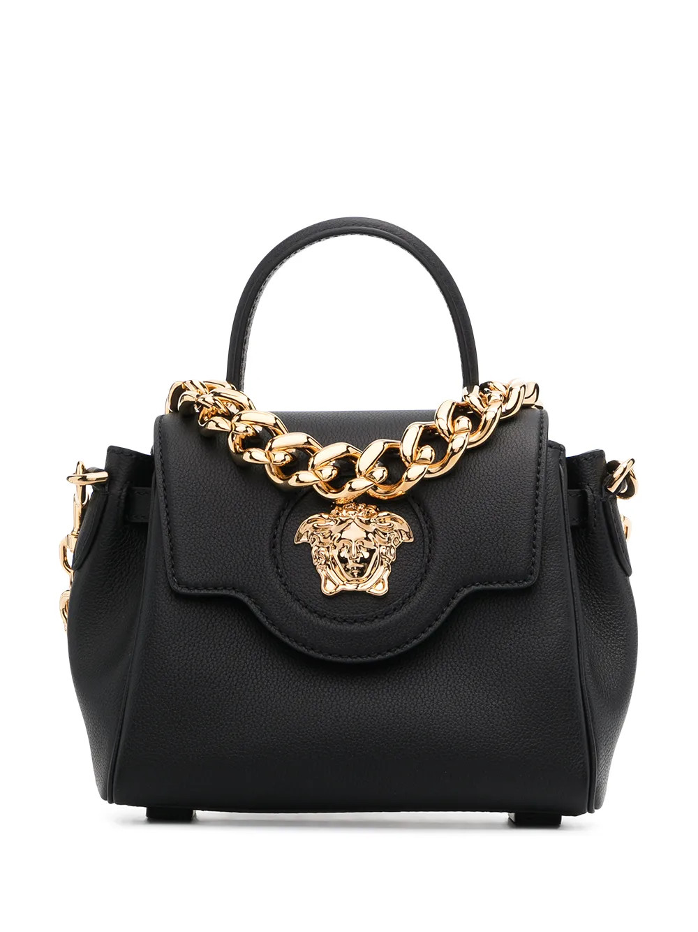 Versace Small La Medusa top-handle Bag | Black | FARFETCH | Farfetch Global