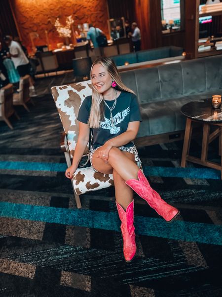 Pink cowboy boots - amazon fashion - western fashion - western style - rodeo outfits - country concert outfit - southern house boutique - graphic tees - band tees - mini skirt - boho jewelry - silver layered necklace - silver jewelry - free people necklace - pink earrings - fort worth stockyards outfit - nashville outfits - bachelorette party outfits - austin outfits - country style 

#amazon #boots #western #freepeople 



#LTKshoecrush #LTKFestival #LTKtravel