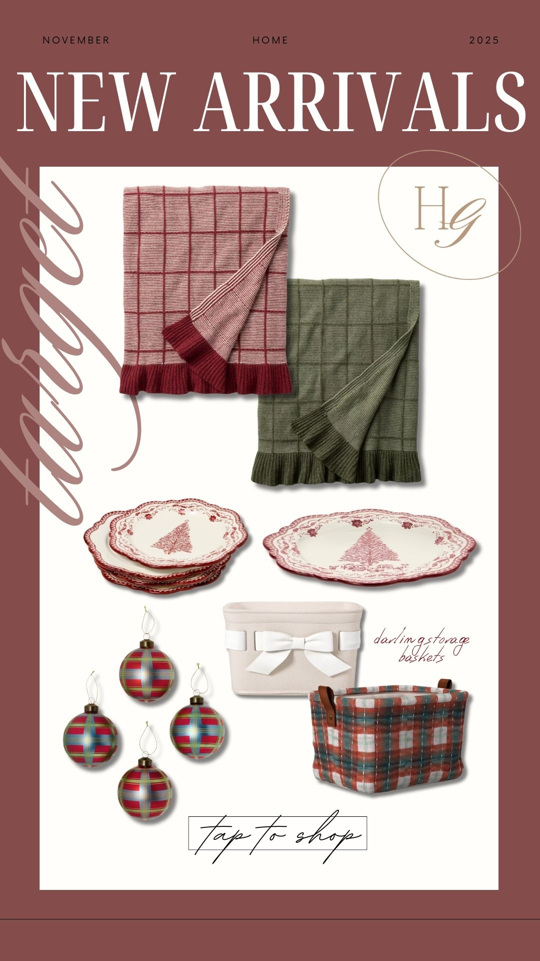 Some new seasonal arrivals from Target for the holidays 🫶🏼🎄🎅🏼 LOVEEEEE the plates! So gorgeous! 

Home decor / cozy / threshold / studio McGee / neutrals / throw blanket / plaid / Holley Gabrielle / sale finds 

#LTKSeasonal #LTKHoliday #LTKHome