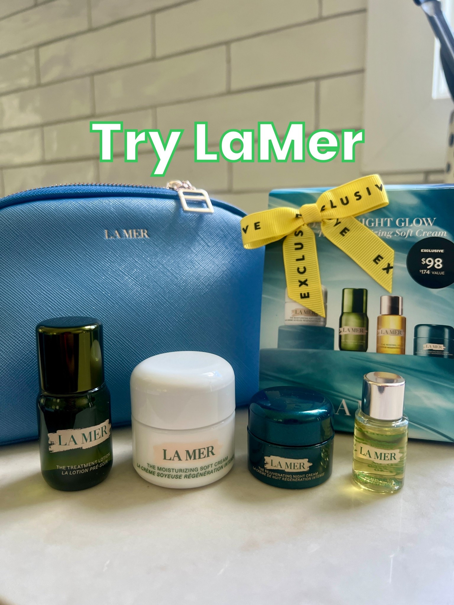 If you’re curious about LaMer but don’t want to pay full price for a full sized product - take advantage of this beauty exclusive of 4 of their minis of their best sellers! #nordstromanniversary #nsale

#LTKSaleAlert #LTKFindsUnder100 #LTKBeauty