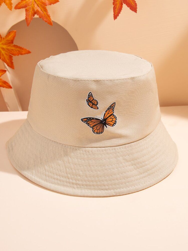 Butterfly Pattern Bucket Hat | SHEIN