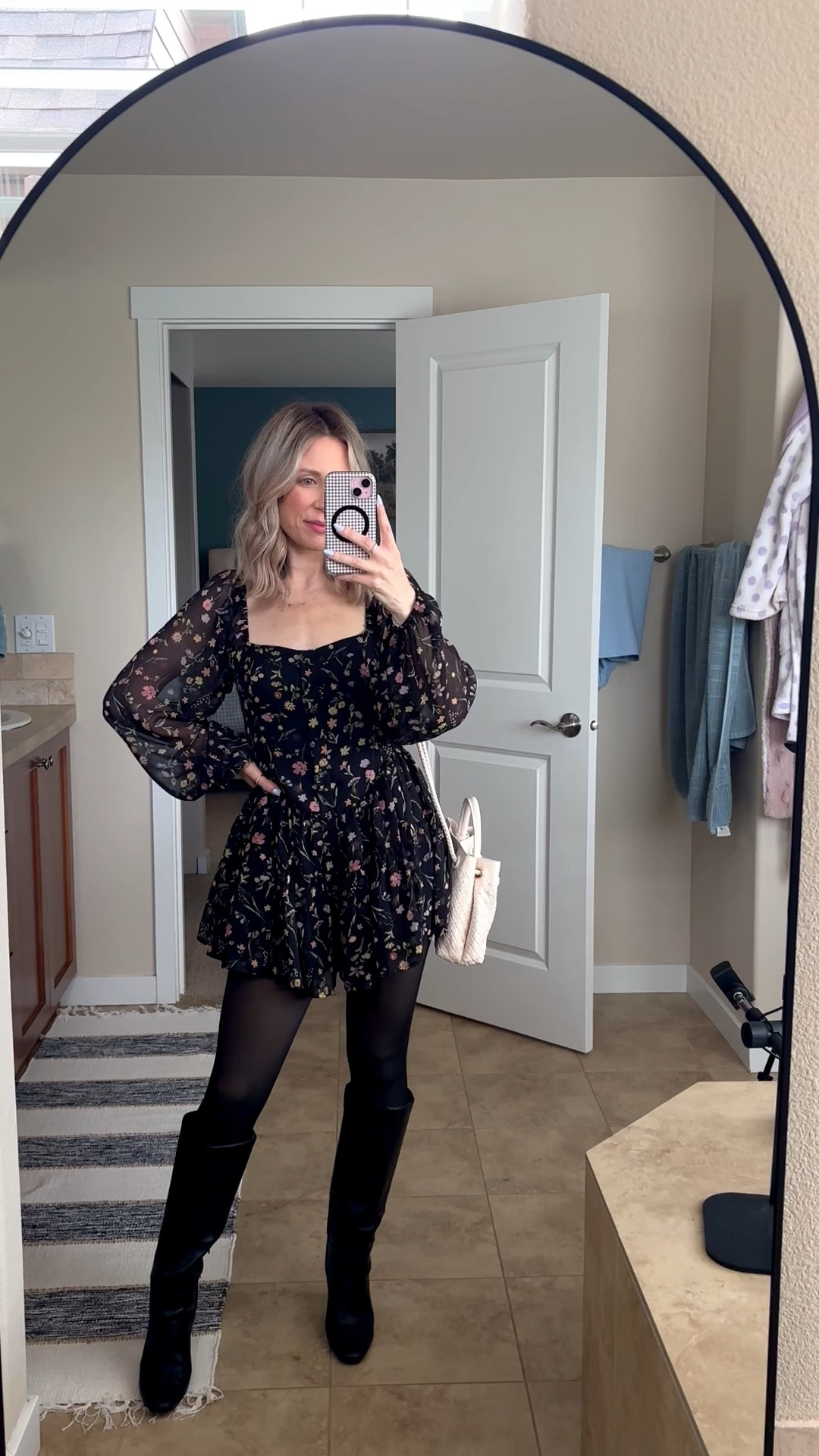 Wearing an XS in this romper. Comes in other colors and patterns too! Cute for spring! But wore with tights because it’s still cold in Oregon! 

#LTKSeasonal #LTKmomlife #LTKootd