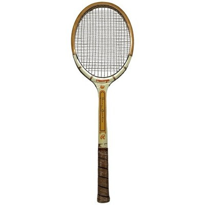 Vintage 1970's Brian Fairlie Signed Rawlings Tennis Racket Leather Grip | eBay US