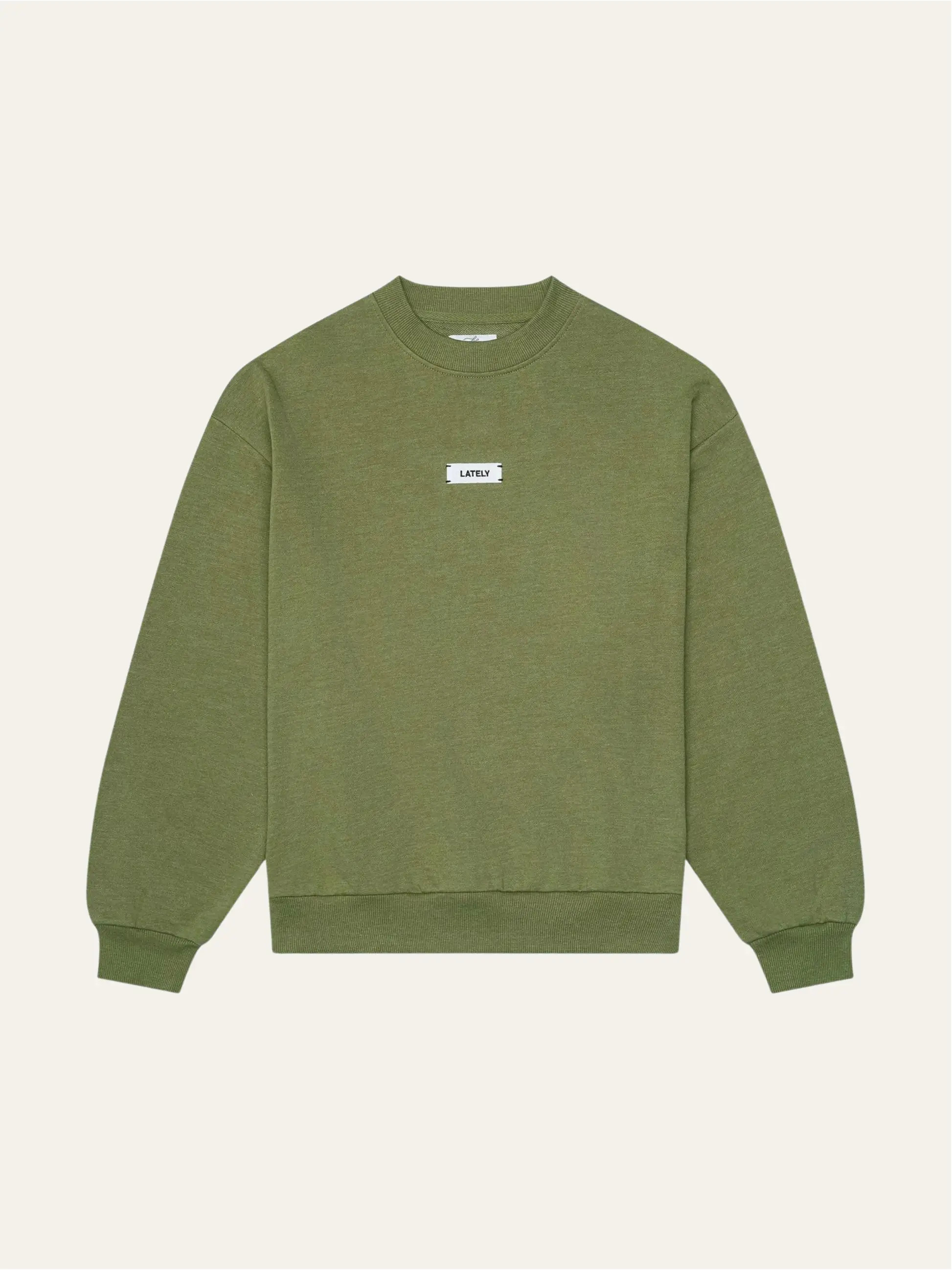 Core Crewneck Matcha | Lately Lounge The Label
