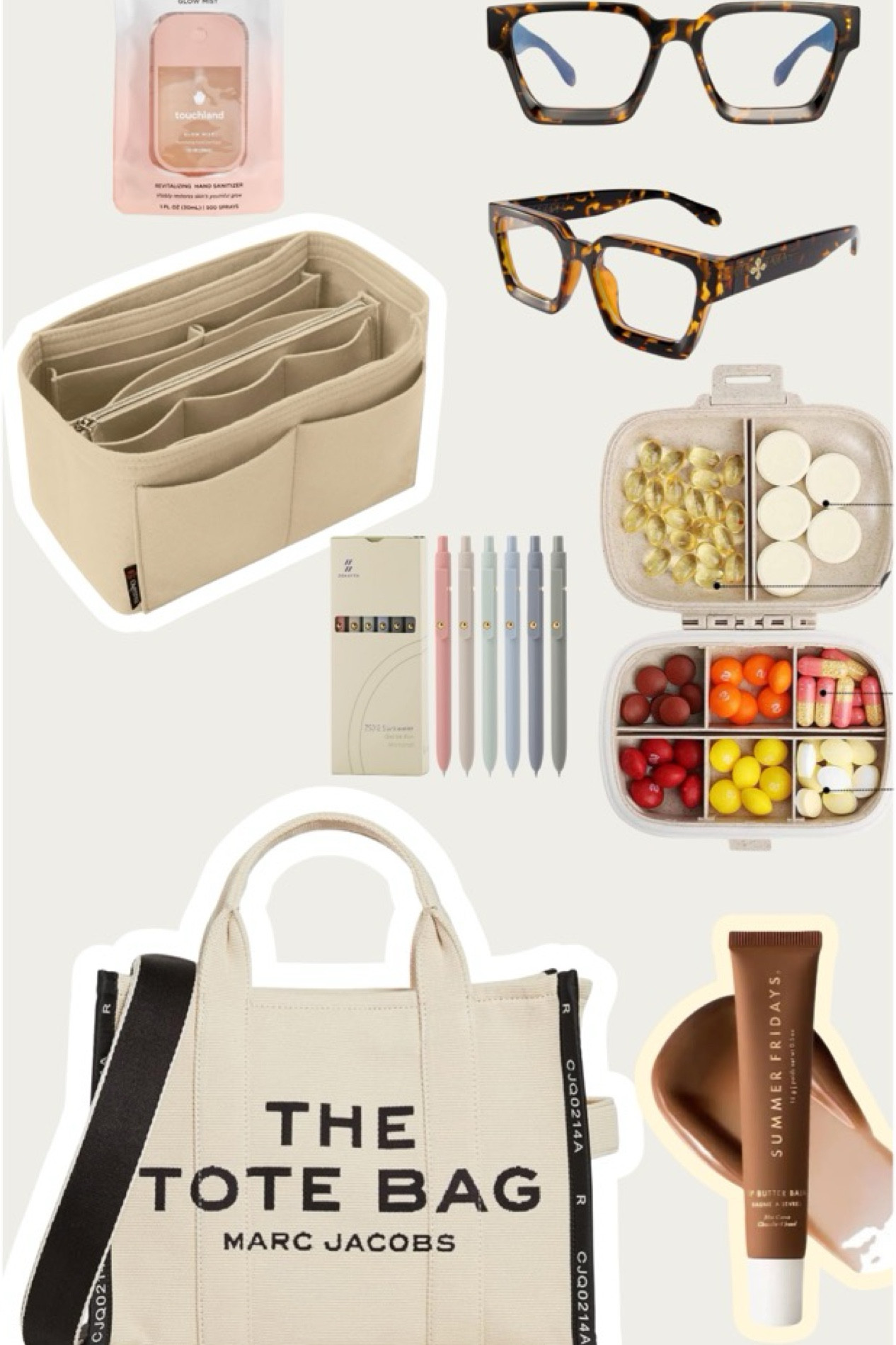 What's in my tote bag? 👜✨ #MarcJacobsTote #BagEssentials #EverydayCarry #ToteBagLife #FashionAccessories #InsideMyBag #StylishStorage #MarcJacobsLover 💼📱💄📚

#LTKStyleTip #LTKBeauty #LTKItBag