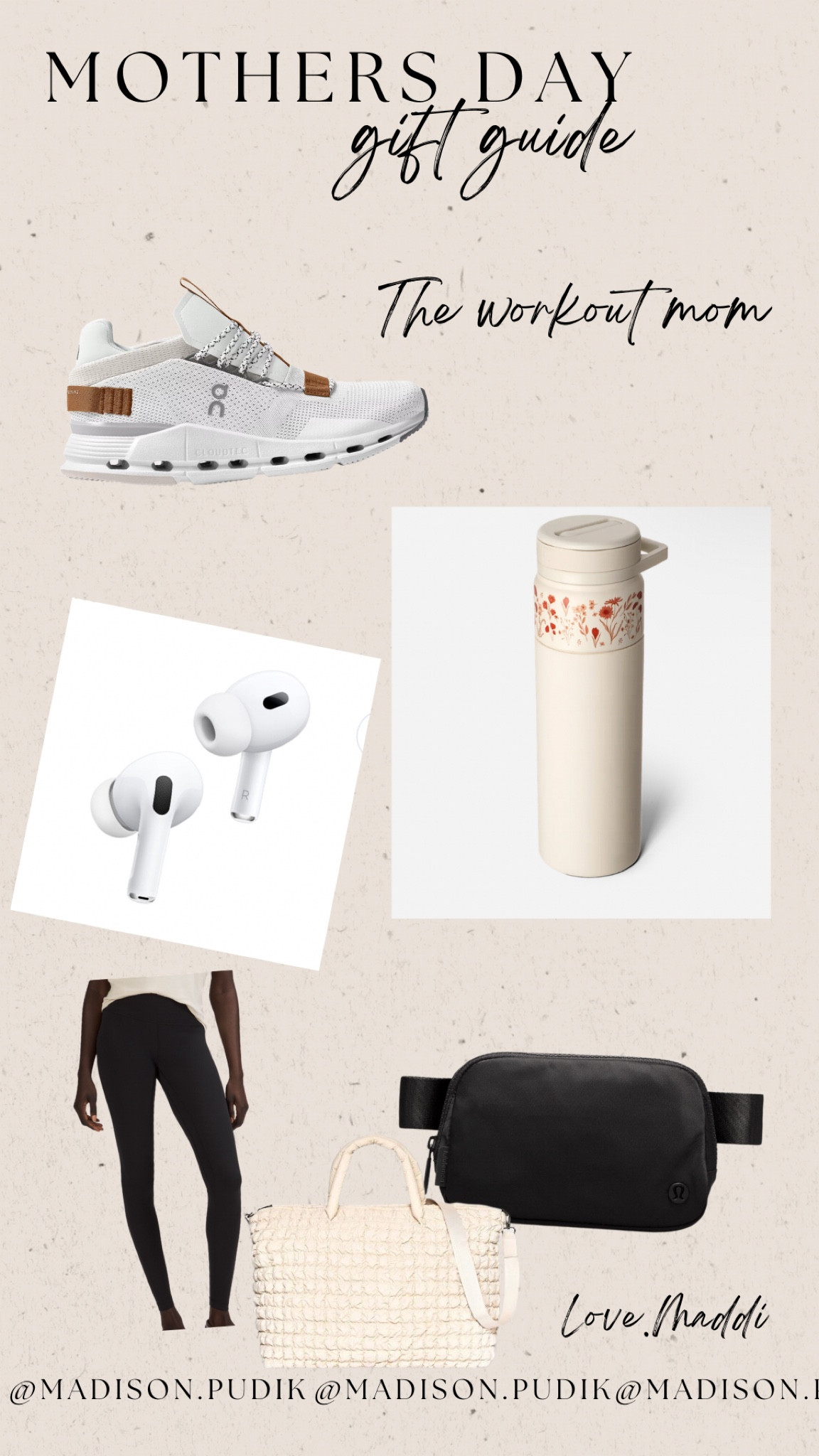 Mother’s Day is right around the corner don’t forget to snag some great deals for your special lady! 🌷🩷

Many other color options of each product. 
#mothersday #onclouds #brümate #Lululemon #apple 

#LTKfindsunder50 #LTKfindsunder100 #LTKGiftGuide