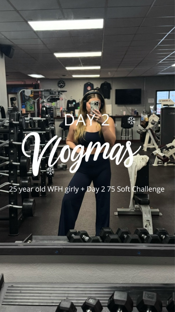 Vlogmas Day 2 + 75 Soft 🤍
WFH, workouts, first day at the new job, and a snowy December morning — busy but a good one❄️✨

Blue active set: @unissu.official 
Blue jacket: @fabletics 
Can cooler: @hydrojug 
White Sweater: @trendyqueen_us 

#vlogmas2025 #vlogmasday2 #75softchallenge #75soft #wfhlife #corporategirlie #dayinmylife #25yearoldlife #gymgirlie #fitnessroutine #realisticroutine #wellnessjourney #morningroutine #nighttimeroutine #ootdstyle #amazonfashionfinds #lifestylecreator #contentcreatorlife #dailyvlog #decembervibes #cozyseason #relatablecontent