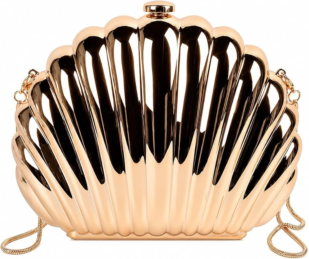 Seashell Bag Shell Purse Clutch - Women Evening Conch Novelty Shoulder Bag | Amazon (US)