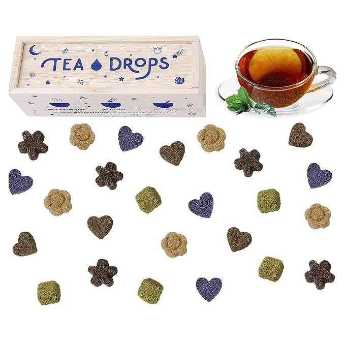 Sweetened Organic Loose Leaf Tea | Deluxe Herbal Sampler Assortment Box | Instant Pressed Teas El... | Amazon (US)