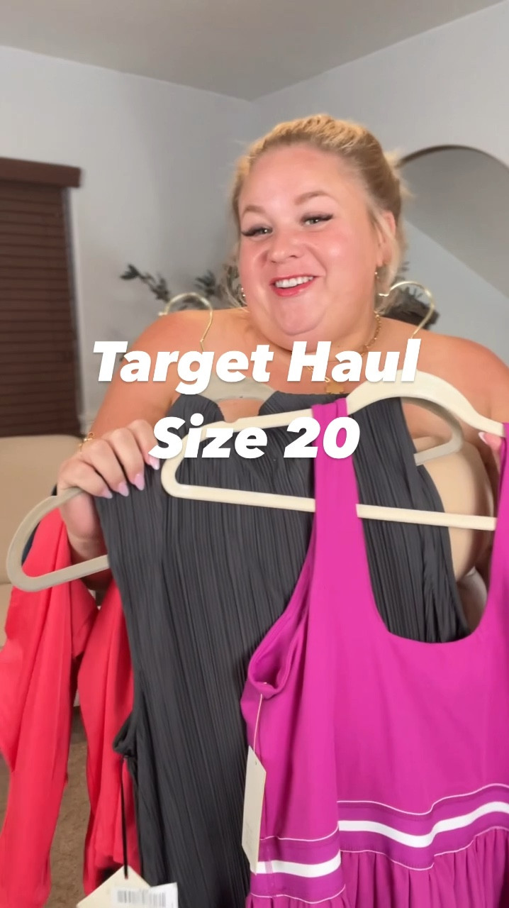 Target plus size haul
Green dress 2x
Orange dress 2x
Cardigan 2x
Gray dress 2x
Purple dress xxl (too small)
Denim dress 1x (needed 2x) non stretch

#LTKFindsUnder50 #LTKPlusSize #LTKOver40