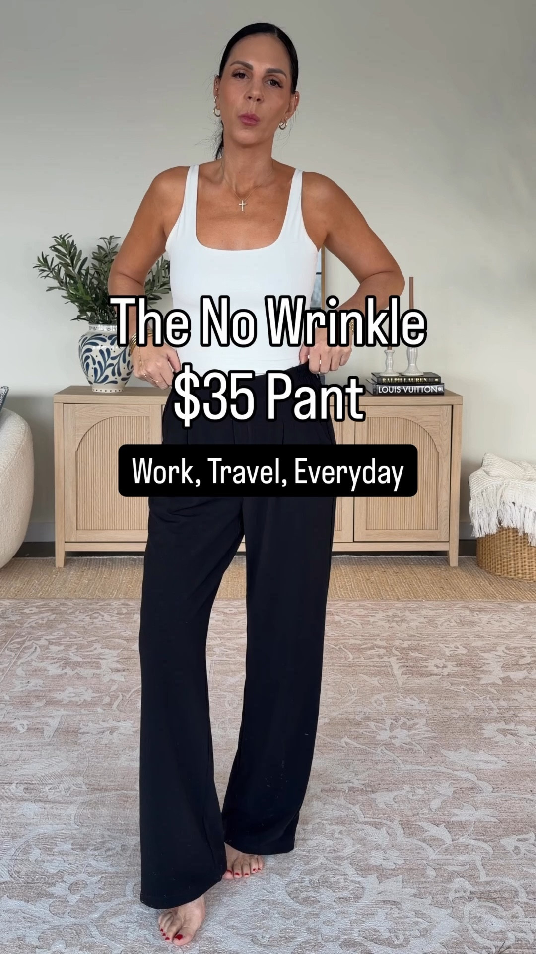 Restocked in a bunch of colors! 
The amazon no wrinkle pants that I am IN LOVE with! 
Small tall
Tops- small 
Denim top- medium 
Added a pop of color in my jacket - size small 

#LTKU #LTKOver40 #LTKmomlife
#LTKootd #LTKTall