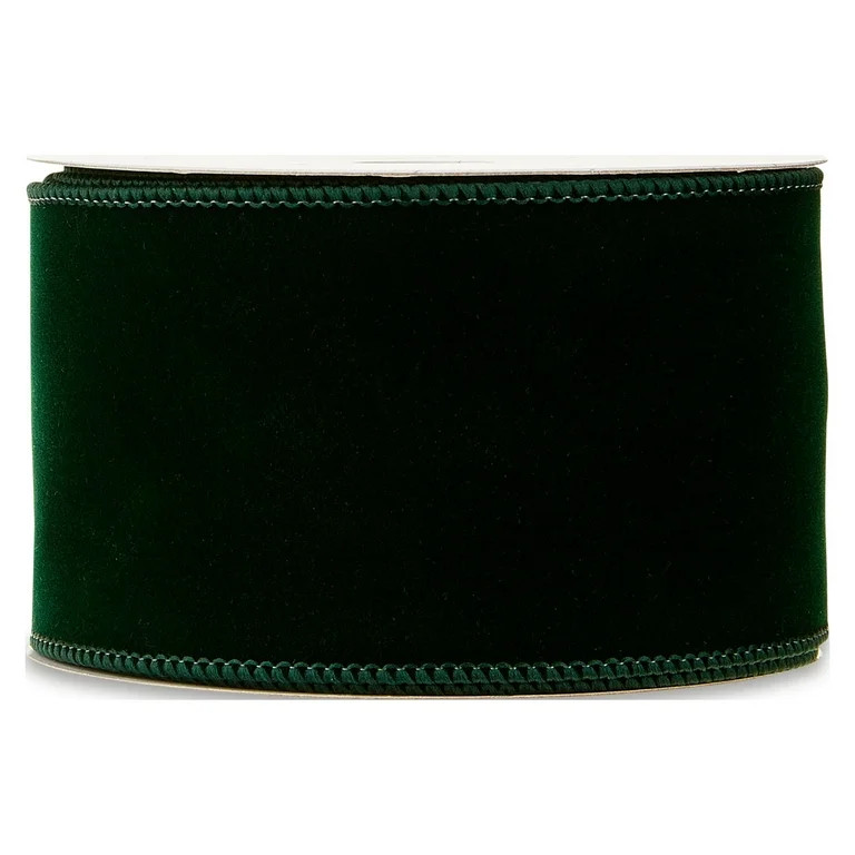 My Texas House Reversible Green Velvet Ribbon, 18‘ | Walmart (US)