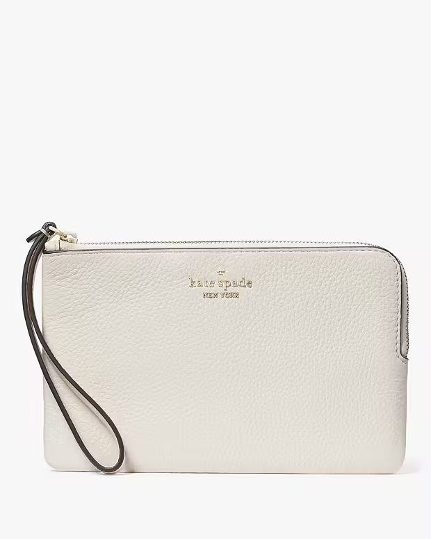 Leila Medium L-Zip Wristlet | Kate Spade Outlet