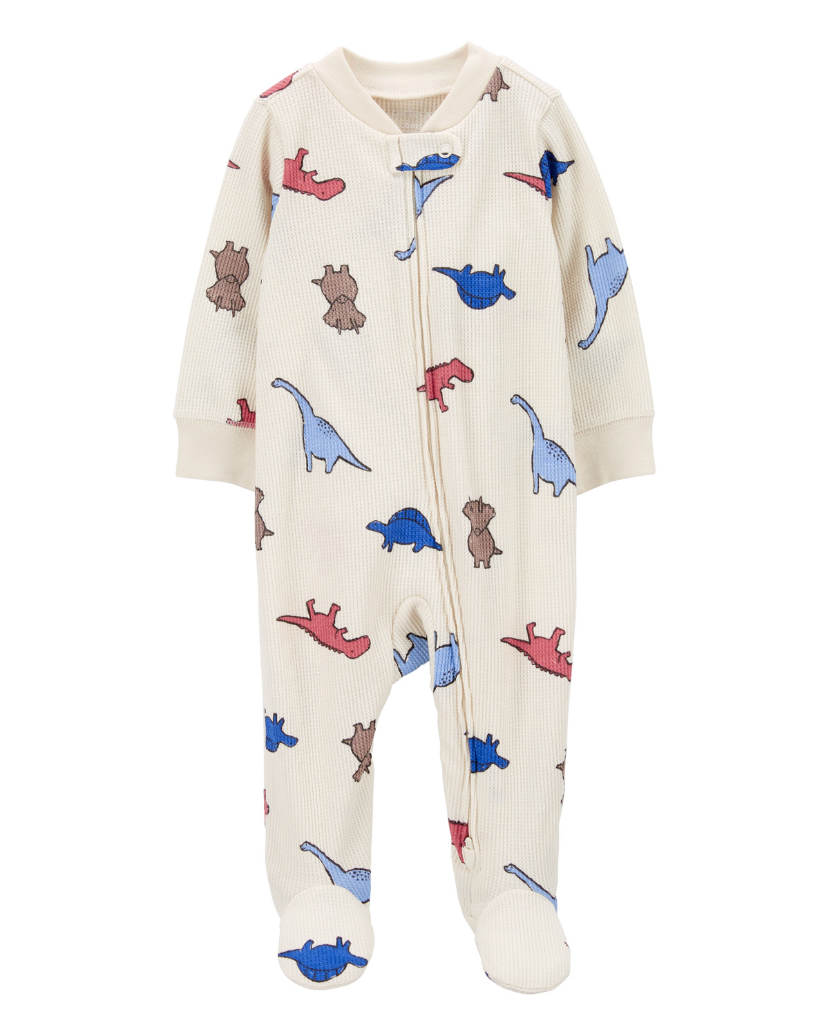 Baby Dinosaur 2-Way Zip Thermal Sleep & Play Pajamas | Carter's Inc