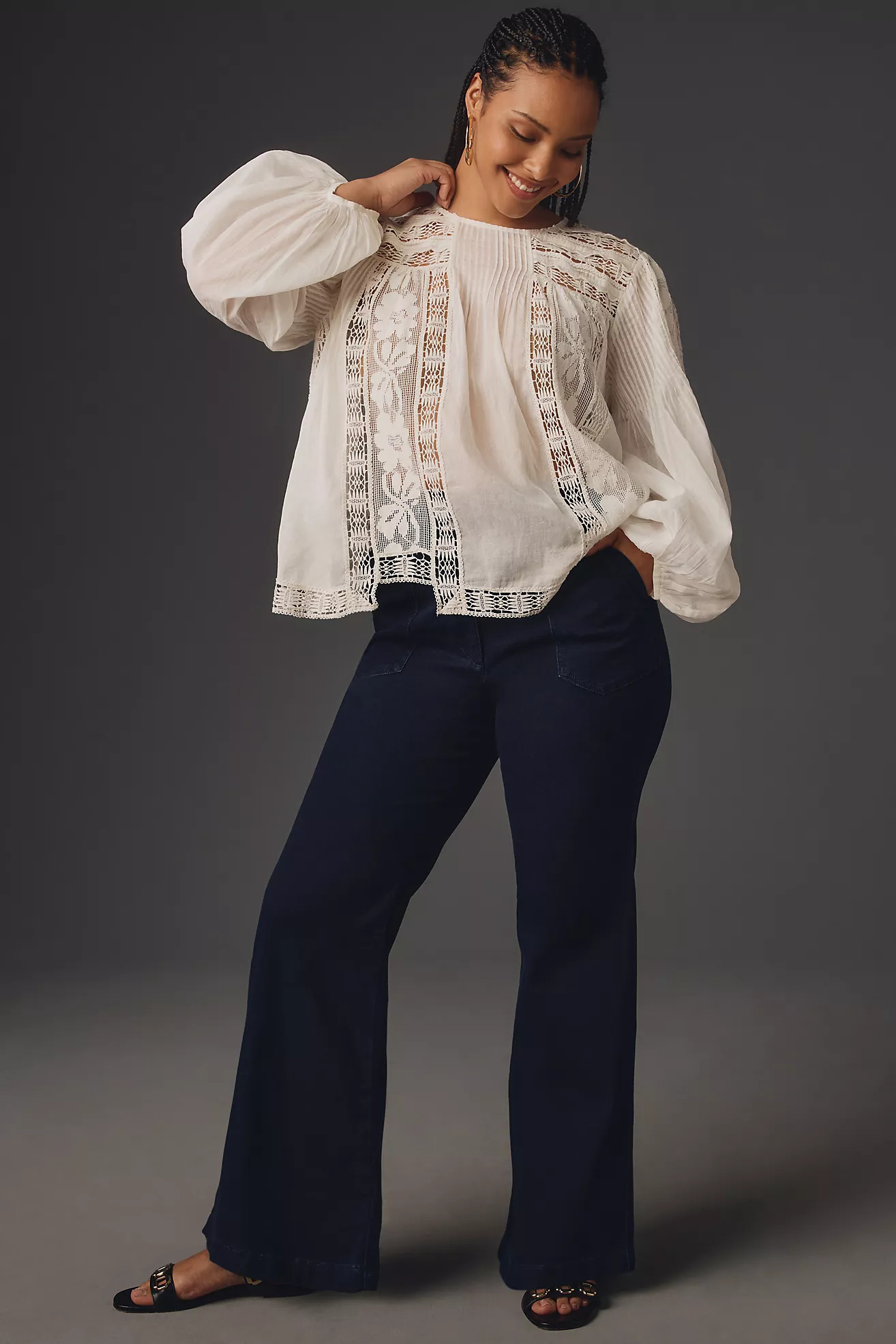 The Naomi High-Rise Wide-Leg Jeans by Maeve | Anthropologie (US)