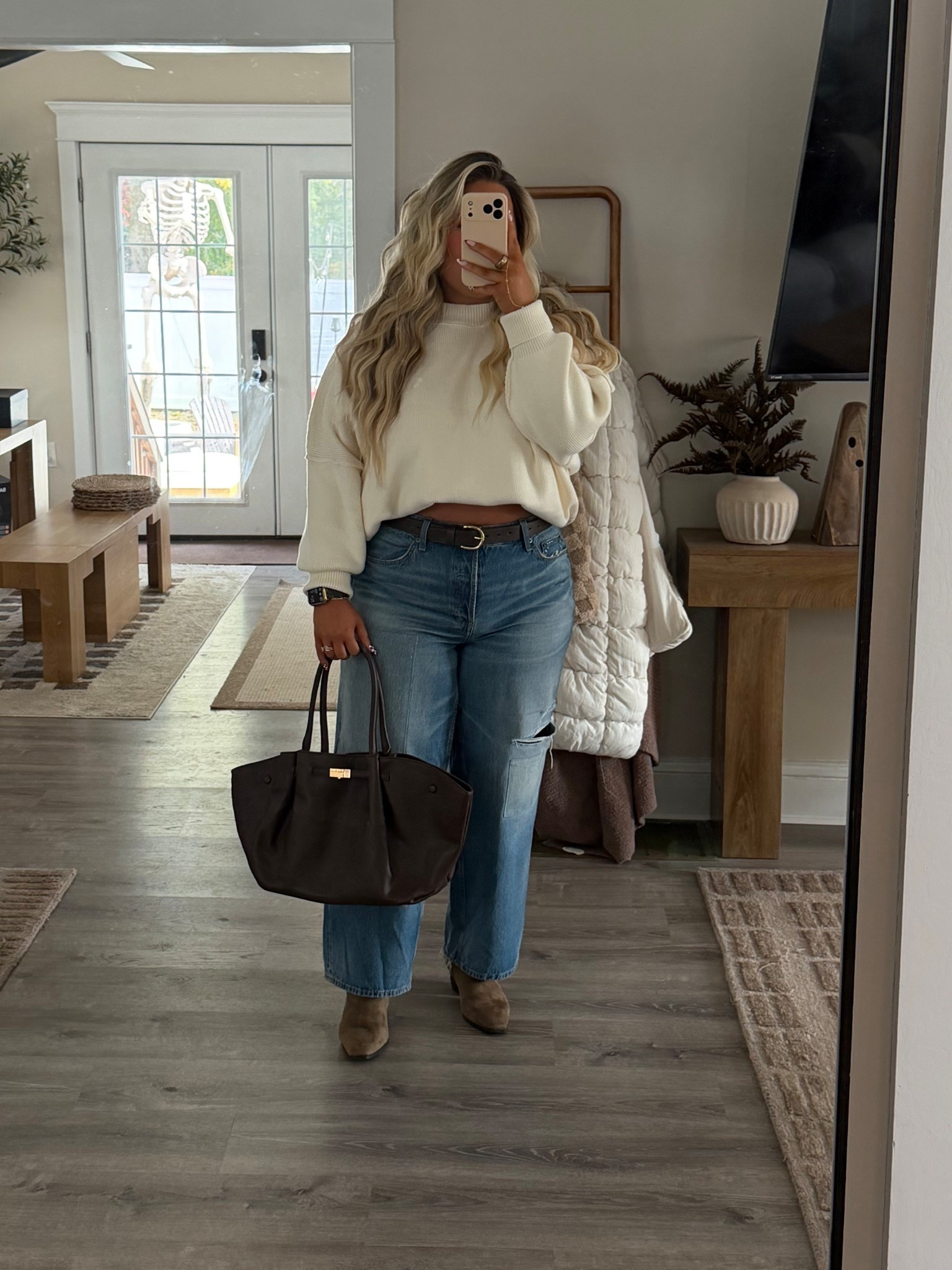 OOTD

XL SWEATER
16 JEANS
TTS SHOES
BAG from stitch fix (linked similiar) 

Jeans are on major clearance under $20!! Booties are on sale for 50% off today!

fall fashion, midsize, outfit inspo, old navy, VICI, target, denim, fall outfits, sweater weather.

#LTKFindsUnder50 #LTKSaleAlert #LTKMidsize