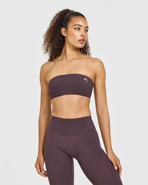 Unified Micro Bandeau Bralette 
 Dark Umber Brown | Oner Active (UK / US)