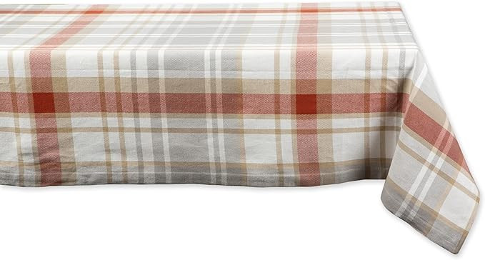 DII Thankful Autumn Collection Fall Tabletop Decoration, Rectangle Tablecloth, 60x104, Cozy Picni... | Amazon (US)