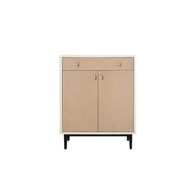 Modern Bar Cabinet With Self Closing Drawer Guides And 2 Doors Solid Wood+ Cabinet, 18.75 In. Package Width, Construction | Wayfair North America