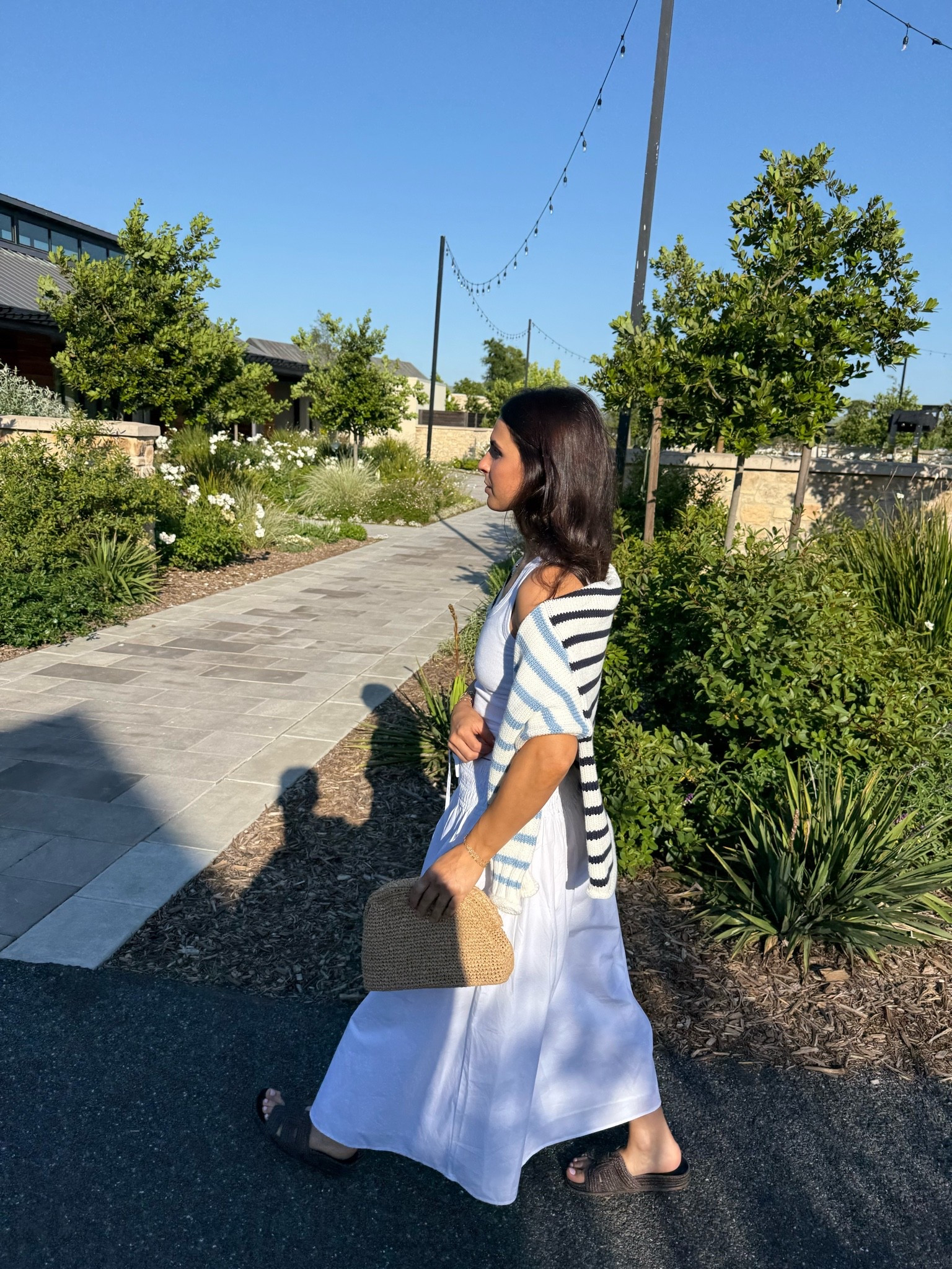 what I wore to dinner! size XS in skirt & sweater