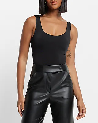 Body Contour Compression Scoop Neck Bodysuit | Express