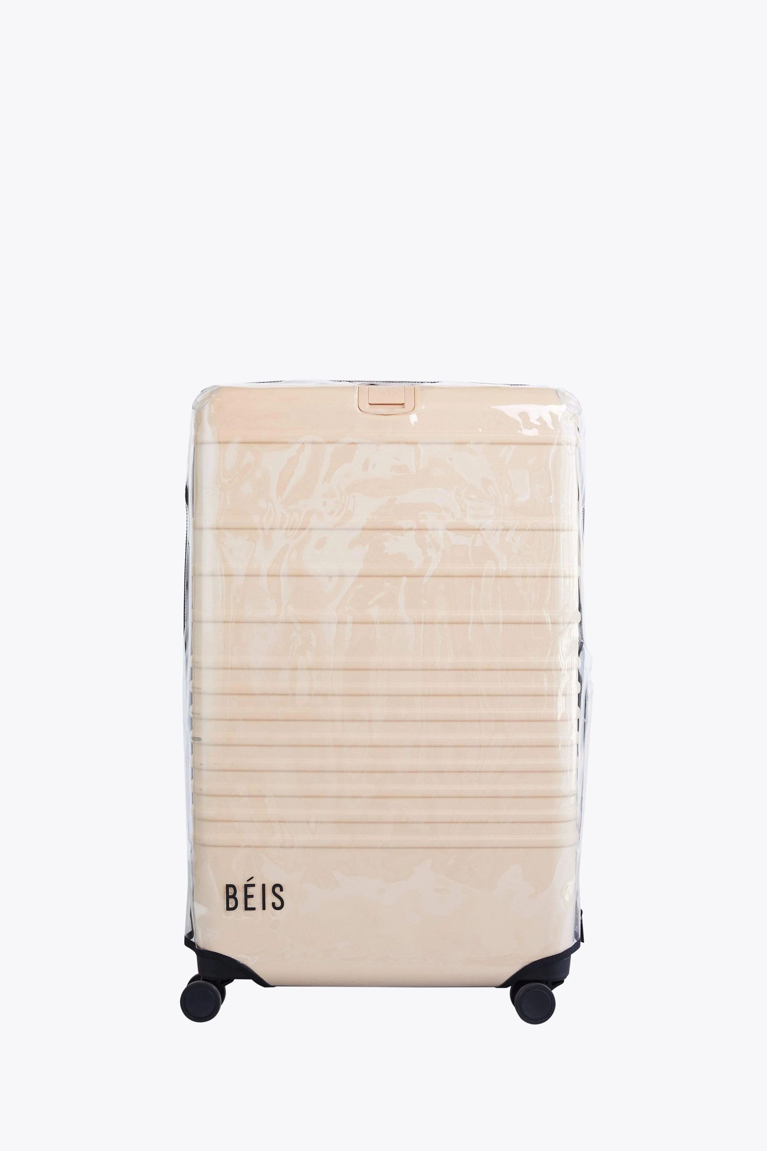 BÉIS 'The Medium Luggage Cover' - 26" Clear Luggage Protective Cover | BÉIS Travel