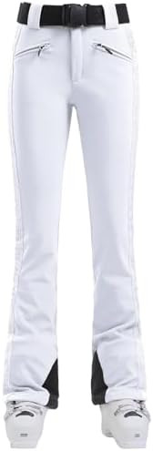 GSOU SNOW Womens Ski Pants Slim Fit Waterproof Insulated Snow Pants Flared Winter Outdoor Hiking ... | Amazon (US)