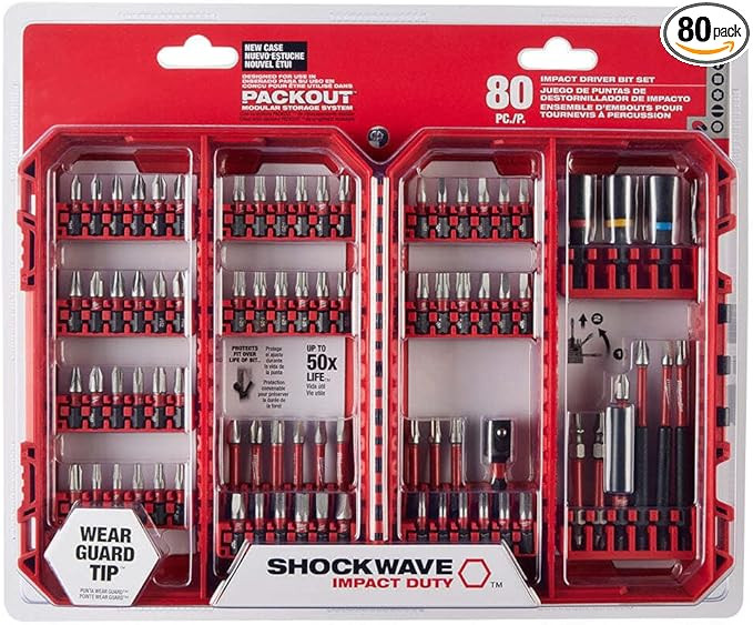 48-32-4094 for Milwaukee Shockwave Impact Duty Driver Bit Set - 80 PC X3 | Amazon (US)