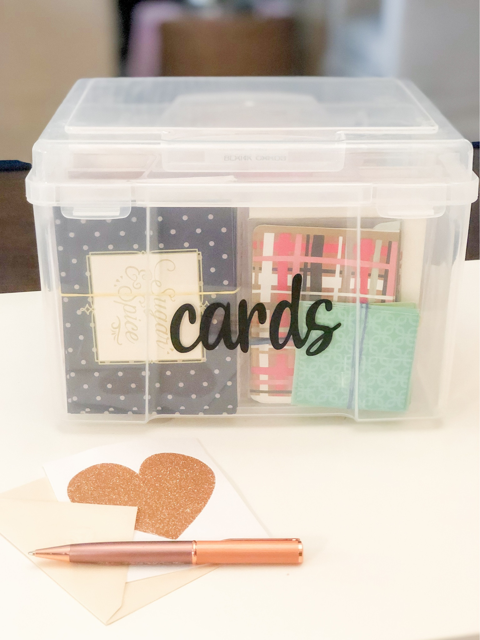 Need to encourage a friend? Have all your notecards conveniently organized in this greeting card organizer. 

#greetingcardorganization


#LTKhome
