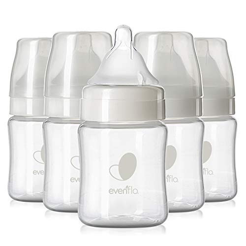 Evenflo Feeding Premium Proflo Venting Balance Plus Wide Neck Baby, Newborn and Infant Bottles - Developed by Pediatric Feeding Specialists - 5 Ounce (Pack of 6) | Amazon (US)