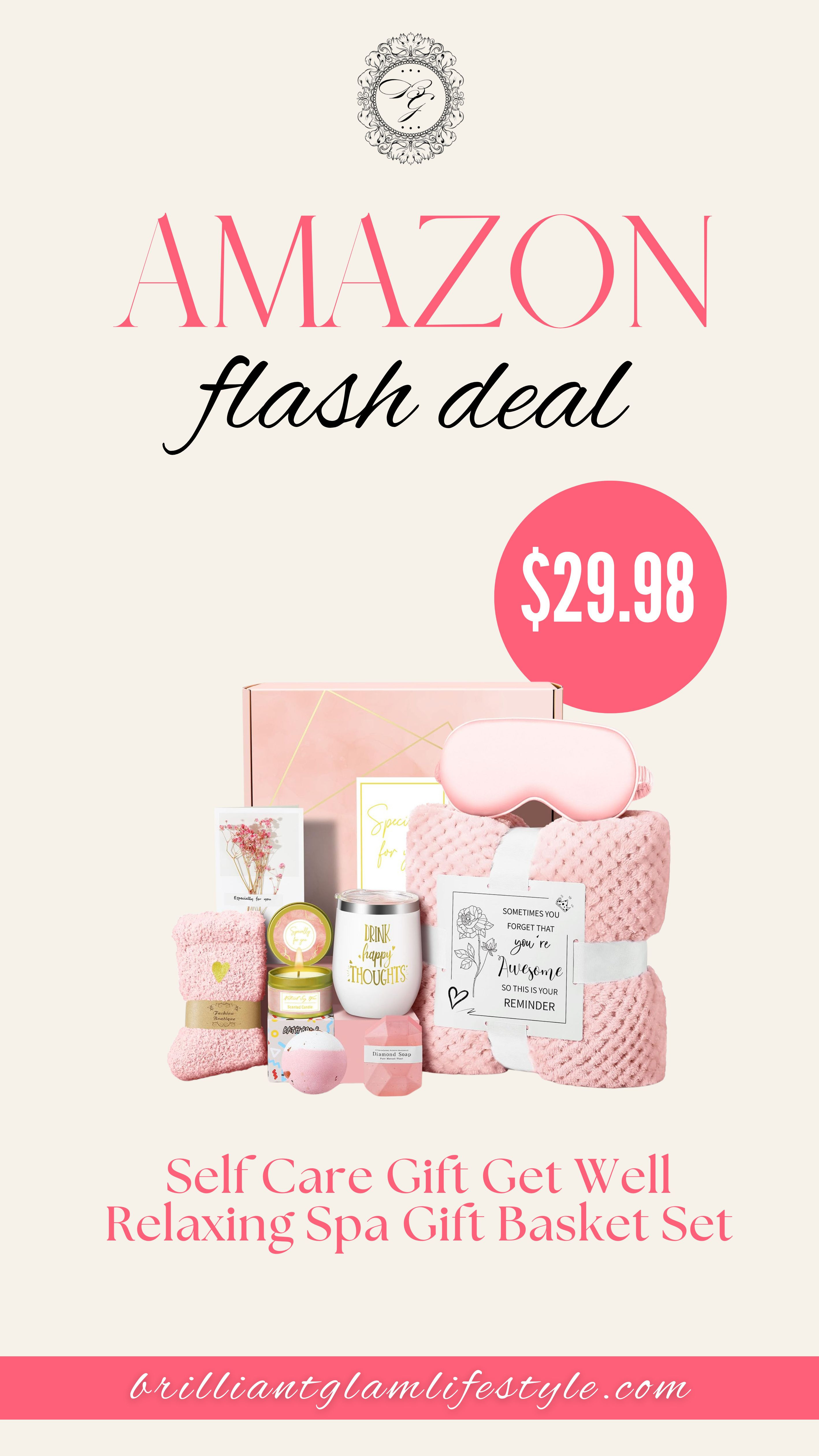 Amazon Flash Deal: Self-Care Spa Gift Basket Set ✨

Give the gift of relaxation with this Amazon flash deal on a Self-Care Spa Gift Basket Set. Perfect for Mother’s Day, get well soon gifts, or just a thoughtful treat for her, this set is filled with calming essentials designed to help her unwind, relax, and feel pampered at home. A simple but meaningful gift idea that always feels special.

#AmazonFinds #AmazonFlashDeal #SelfCareGifts #SpaGiftSet #GiftForHer #RelaxingGifts #GetWellGift #MothersDayGiftIdeas #WellnessGifts #GiftBasketIdeas #SelfCareEssentials #AmazonDeals #ThoughtfulGifts 

 #LTKMothersDay #LTKootd #LTKSaleAlert