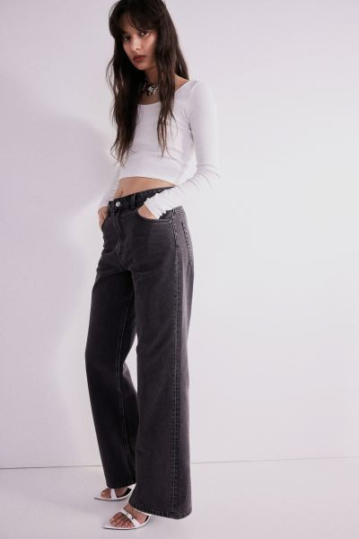 Wide High Jeans | H&M (UK, MY, IN, SG, PH, TW, HK)