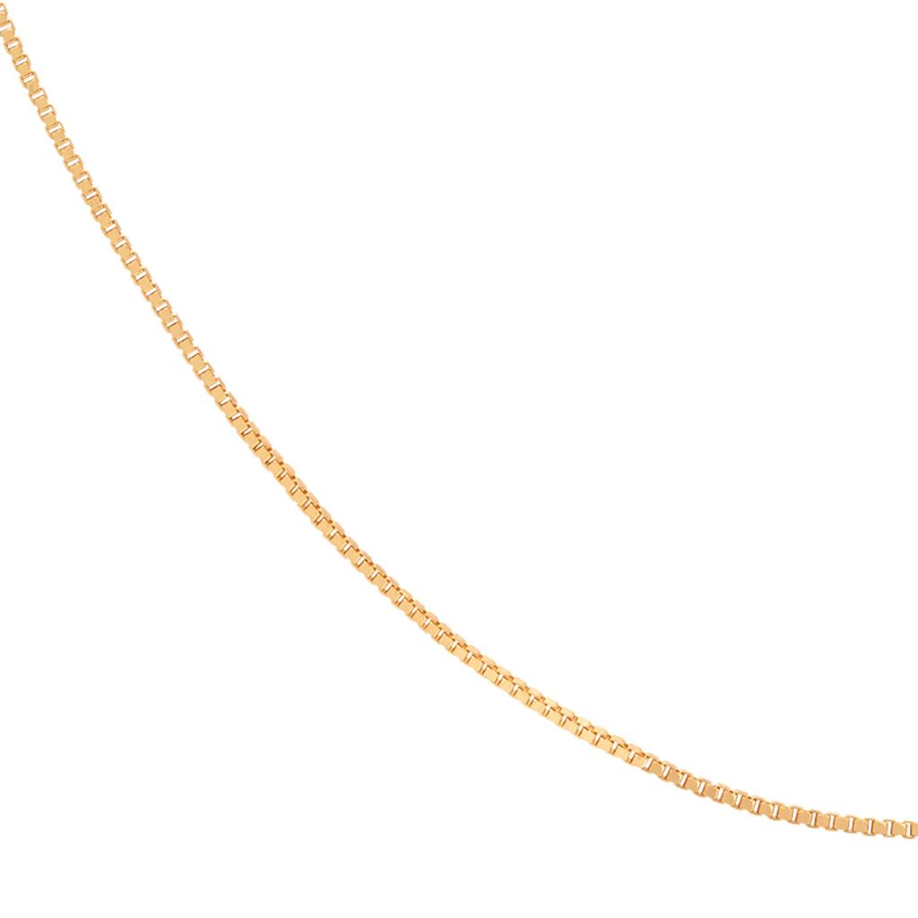 Fine Box Chain 40cm in Gold | Astrid and Miyu