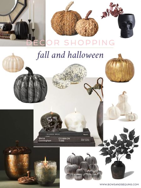 Modern Fall and Halloween Decor! Neutral, black and white interiors, and glam gold accents. 

#LTKhome #LTKHalloween #LTKSeasonal