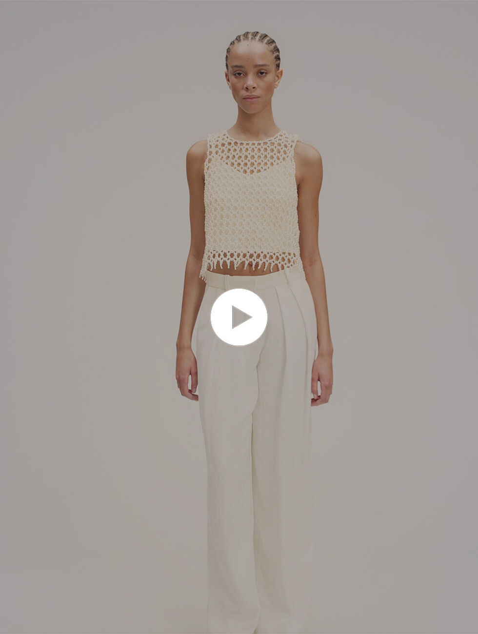 Wide-leg suit trousers White for Women | Maje | Maje US