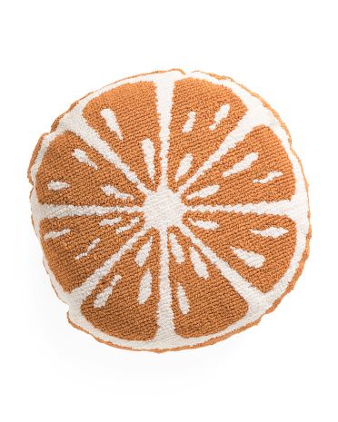 18x18 Outdoor Orange Crush Pillow | TJ Maxx